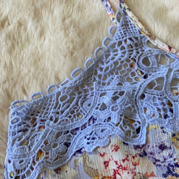 NWT In Bloom By Jonquil Floral Romper Sz M - Picture 7 of 12